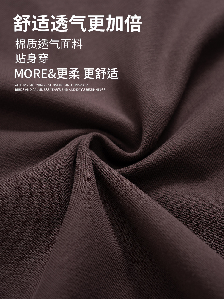 200g Heavyweight Pure Color T-Shirt | Plus Size Men's Summer Versatile Short-Sleeved Round Neck Sweat-Absorbent Breathable Loose Men's Half-Sleeve