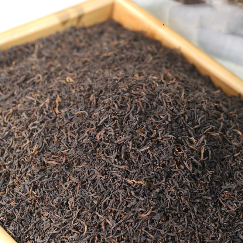Yunnan Pu'Er Tea Loose Tea Ripe Tea Spot Wholesale Menghai Ancient Tree Loose Tea Special Palace Pu'Er Tea 500g