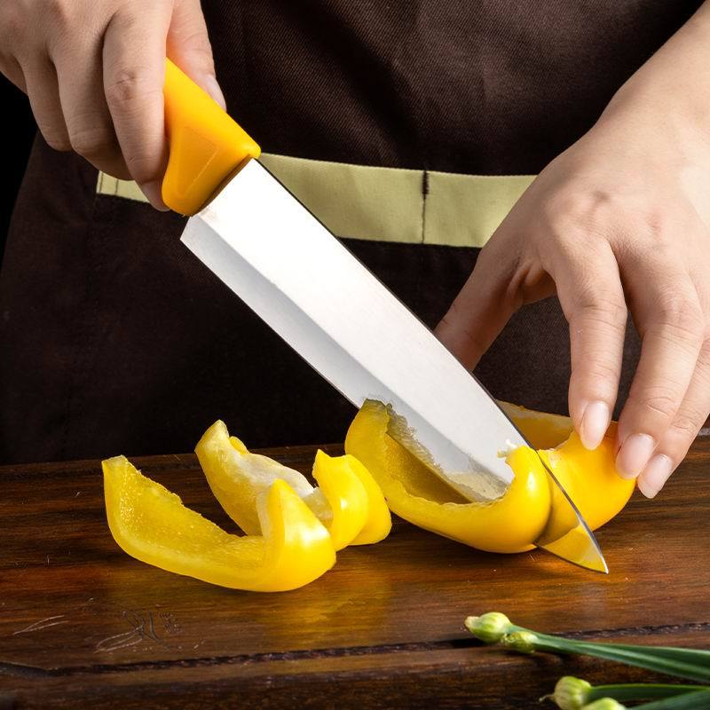 Stainless Steel Kitchen Knife Chef's Knife Kitchen Household Knife Multi-Color Optional Fruit and Vegetable Slicing Multi-Purpose Knife Manufacturer Wholesale