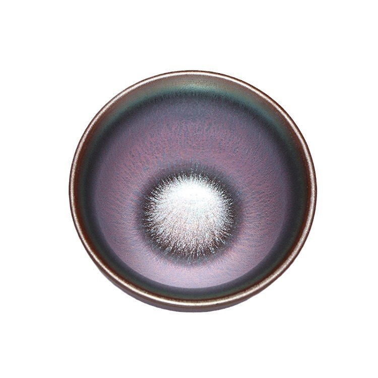 Authentic Pure Raw Ore Iron Tire Pure Handmade Caijin Jianyang Jianzhan Yangcai Couple Cups Set Tea Cages High-end Gift Box