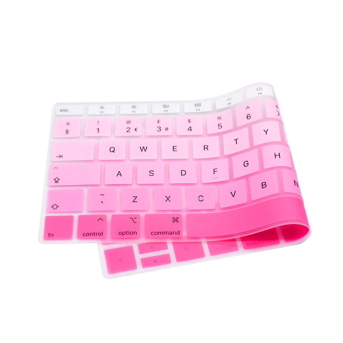 Suitable for Apple Notebook Keyboard Film Air European Version Multi-Color Gradient Keyboard Protective Film 13.3inch Pro Customized