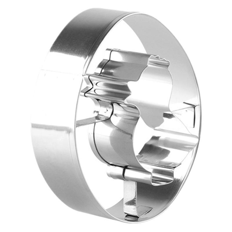 Easter two-in-one stainless steel DIY cookie mold cartoon animal cookies cookie mold cutting mold for kitchen