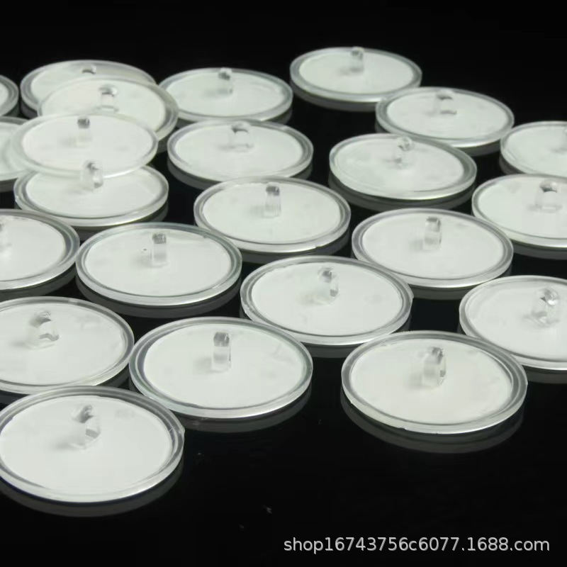 Hanging Flagpole Hanging Poster Balloon Crystal Bead Curtain Disc Hook and Loop Top Sticky Disc Transparent Plastic Sticky Hook Storage