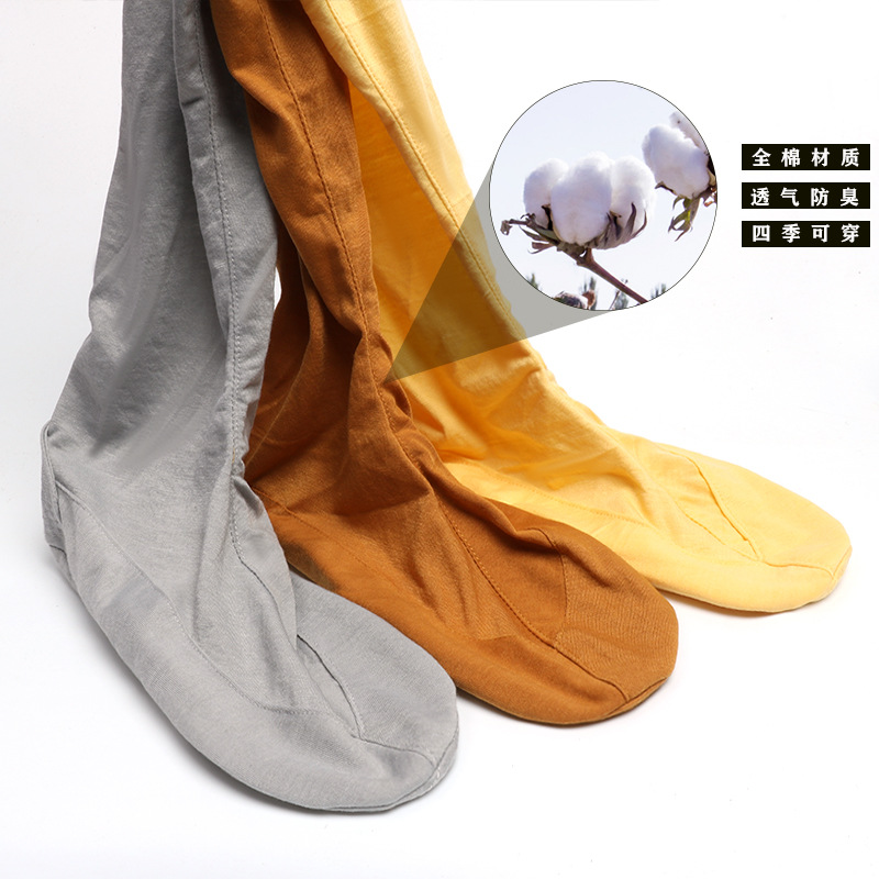 Monk Four Seasons Cotton Leggings Monk Socks for Monks Master Cloth Socks Pure Cotton Monk Large Socks Odor-proof Bhikkkhu Socks for Men and Women