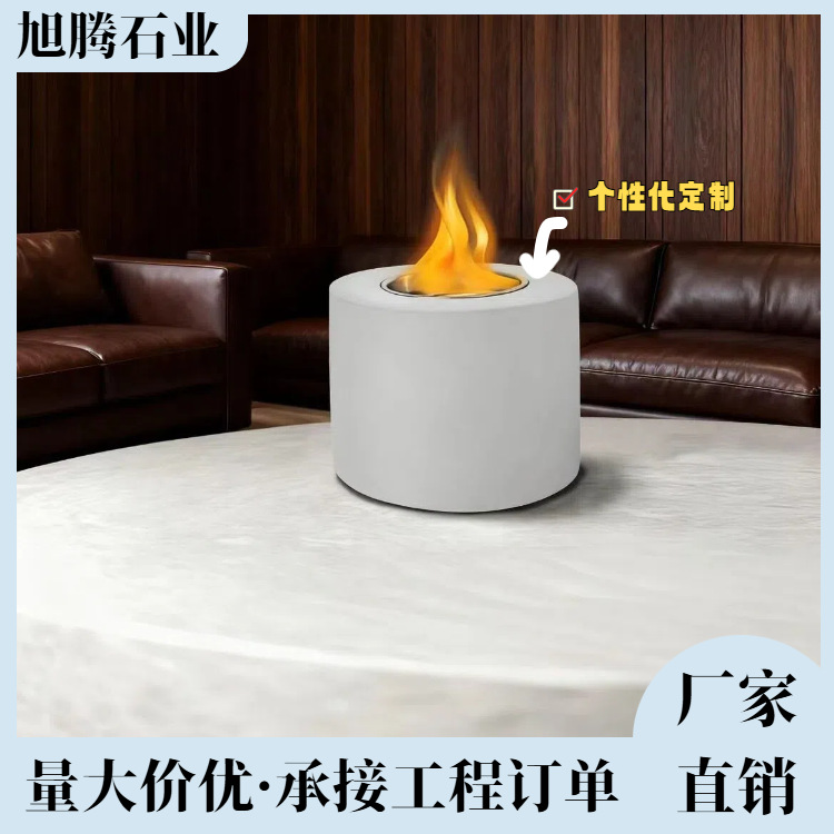 Кросс-граница простая цементная печь для помещений и улицы, безуглеродная термостойкая алкогольная печь, портативный настольный гриль, цементная печь