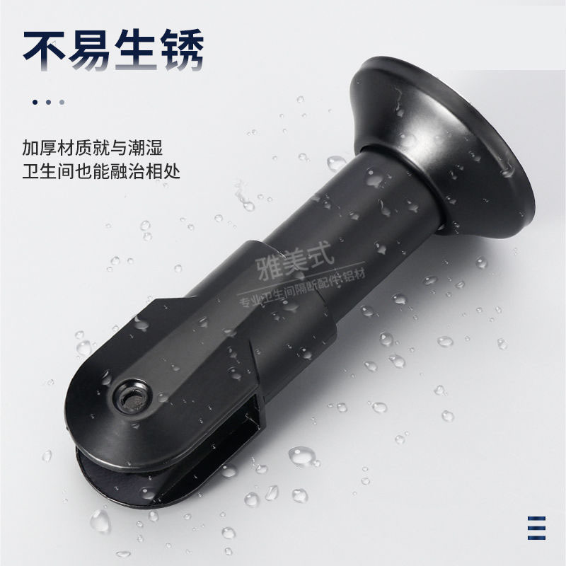 Public toilet support foot toilet partition hardware accessories Partition Support foot stainless steel bracket foot splint foot