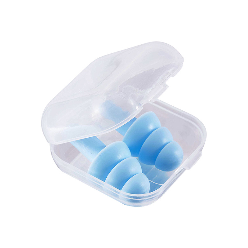 2025 Factory Direct Sale Silicone Earplugs Soundproof Noise-Cancelling Earplugs Noise Reduction Earplugs Silent