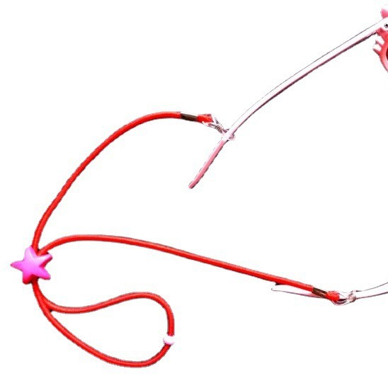 Children's Glasses Rope Children's Glasses Lanyard Cartoon Elastic Anti-slip Anti-drop Glasses Rope Glasses Accessories Color