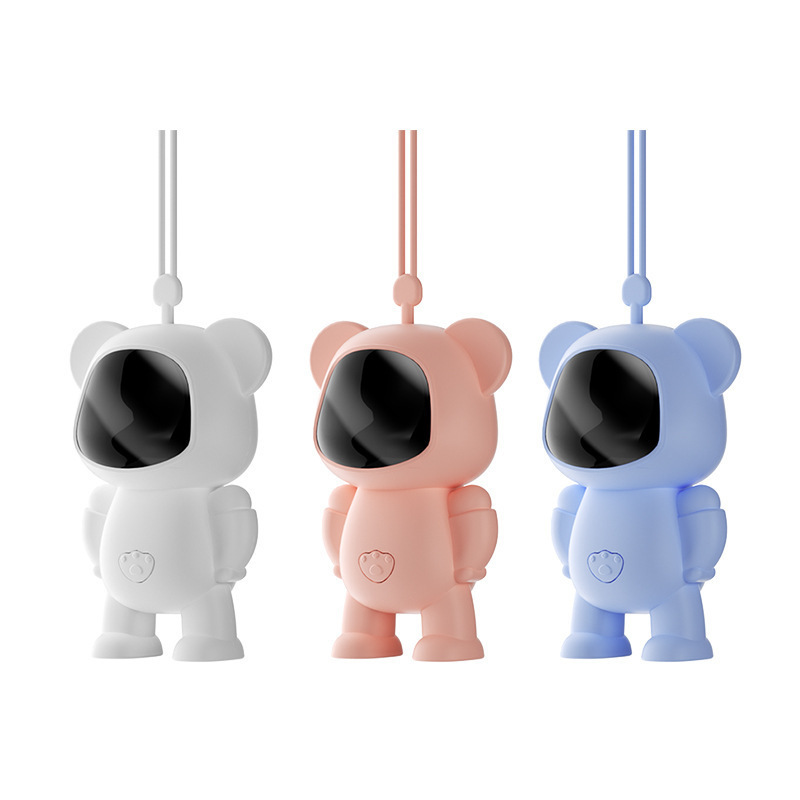 Cartoon Cute Astronaut Astronaut Hand Warmer Digital Display Charging USB Portable Small Hand Warmer Mini Baby Warmer