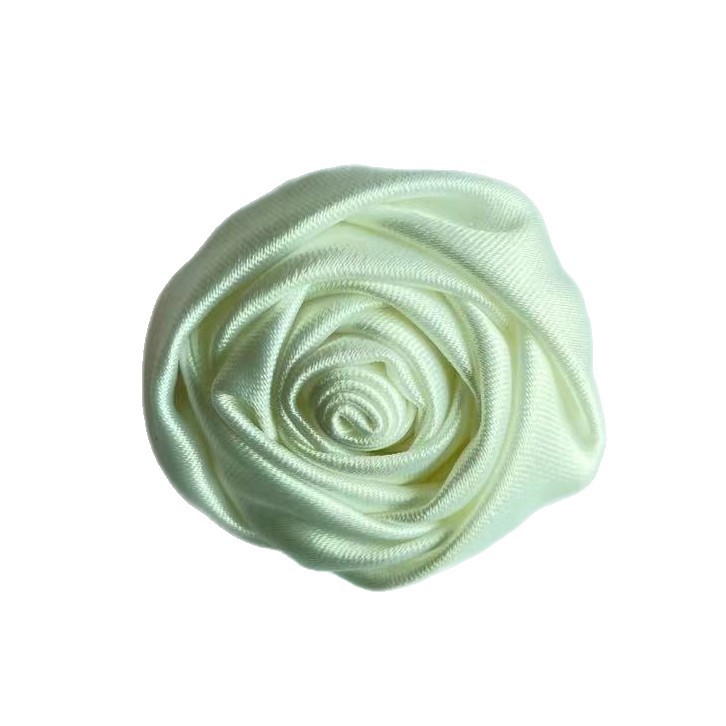 Satin hand-wound 3.5cm small Rose Children's headdress clothing shoes and hats accessories accessories diy fabric three-dimensional flower bud
