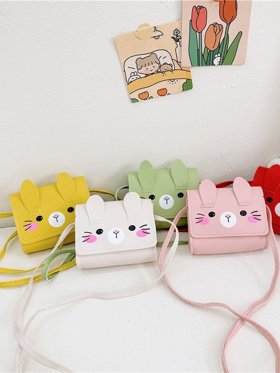 New Cartoon Bag Puppy Fashion Kidsren's Shoulder Crossbody Snack Bag Pu Cartoon Cute Small Bag Girl Bag