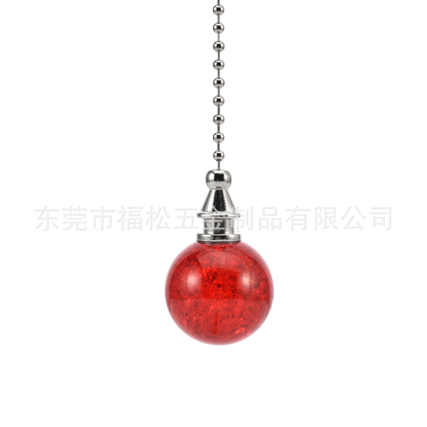 Foreign trade cross-border crack crystal lighting zipper ceiling fan chandelier crystal pendant switch crystal ball pendant