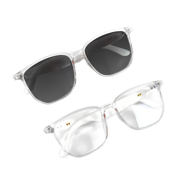 Cross-Border Smart Glasses Gs03 Polarized Anti-Uv Bluetooth Glasses Sunglasses Anti-Blue Light Listening to Music and Calls with Replaceable Lenses