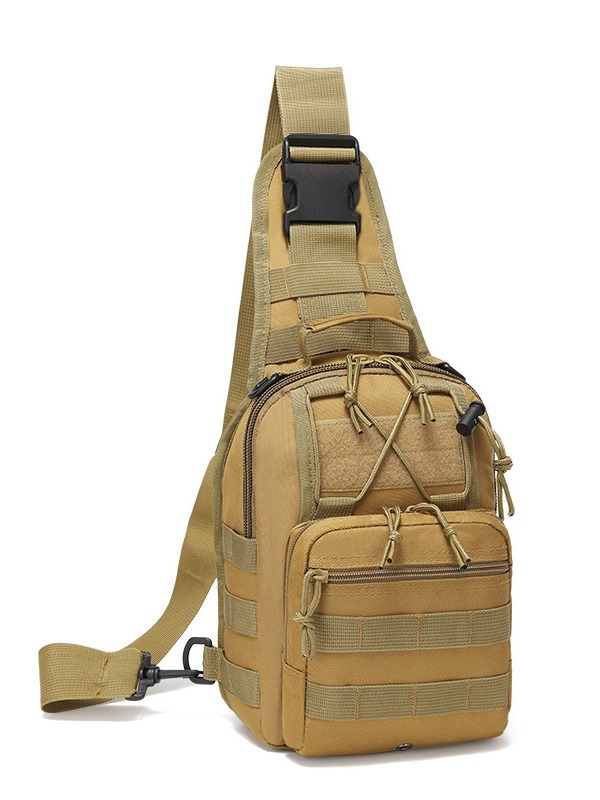 Factory in stock Oxford Cloth Riding Bag Camouflage Outdoor Sports Small Chest Hanging Bag Single Shoulder Crossbody Outdoor Tactical Chest Bag