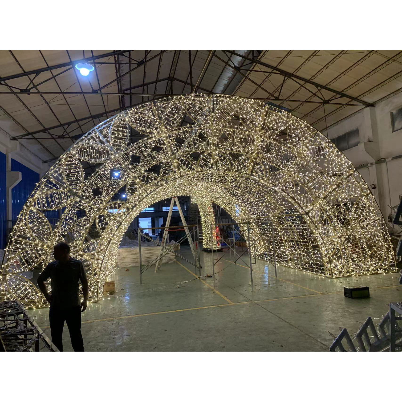 Customized Cross-Border Lighting Outdoor Led Tunnel Arch Landscape Creative Atmosphere Decorative Ornaments Lamps