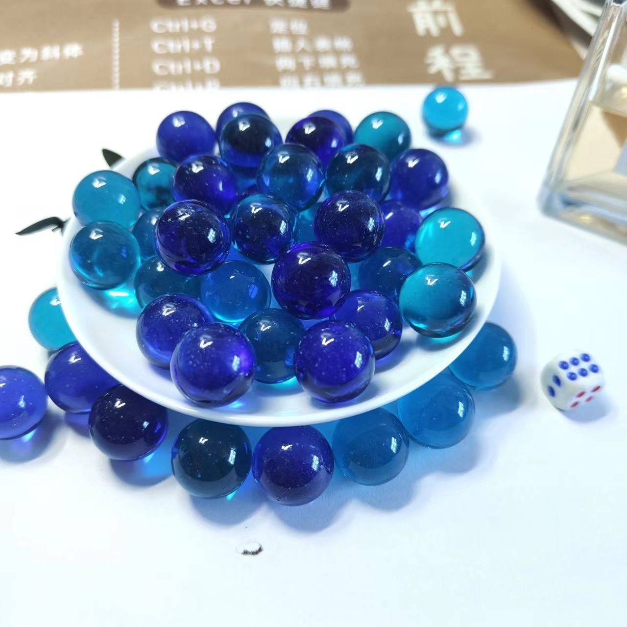 Marbles Glass Marbles 14Mm16Mm21Mm25Mm Glass Balls Kidsren's Game Machine Checkers Special Glass Beads