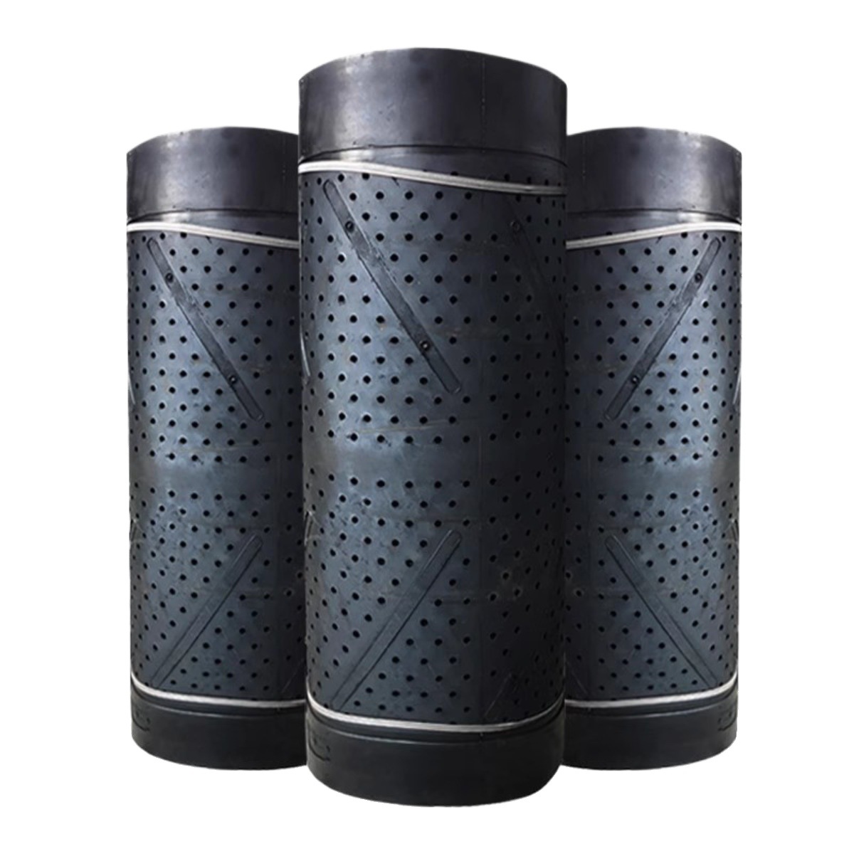 Throwing Machine Rubber Track Q3210Q326Q328 Wear-Resistant Cleaning Roller Conveyor Belt Through-Type Transmission Belt