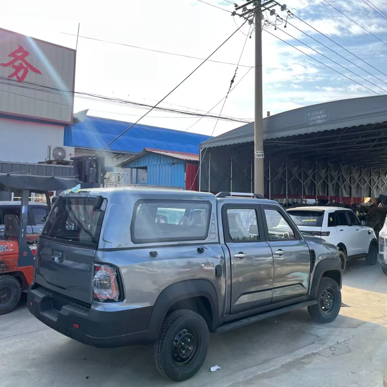 New Energy Low-Speed Mobility Dual-Use Lithium Battery Electric Vehicle, No License Required, Insurance Available, Heating and Cooling Air-Conditioned Pickup Truck