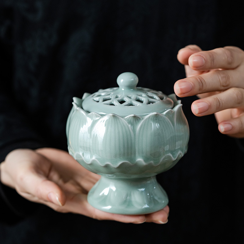 Electronic Aromatherapy Stove Wood Block Aromatherapy High Temperature Dry Burning Timed Ceramic Incense Burner Aromatherapy Carbonized Spice Sandalwood Block