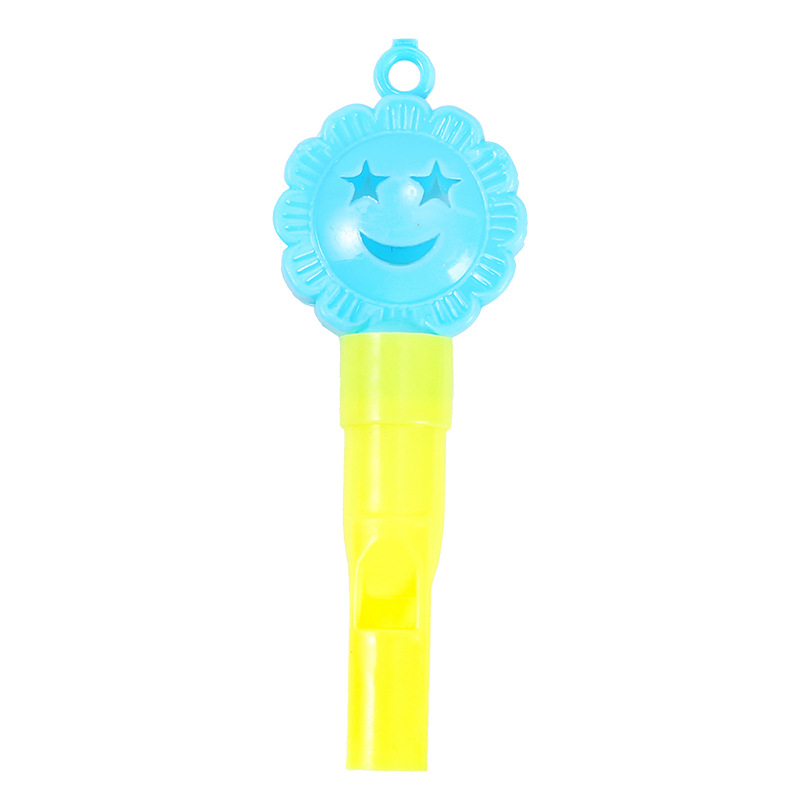 Children's Plastic Smiling Face Whistle Creative Cartoon Expression Small Whistle Kidsren's Whistle Small Gift Small Toy