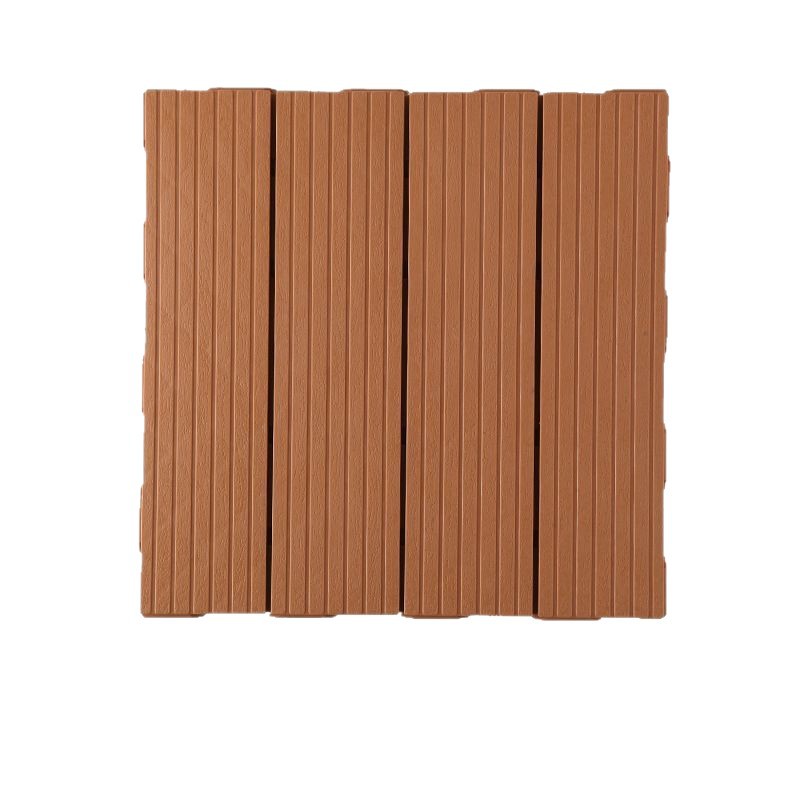 Plastic-wood floor self-assembled balcony terrace garden floor outdoor courtyard renovation waterproof anti-corrosion PVC plastic floor