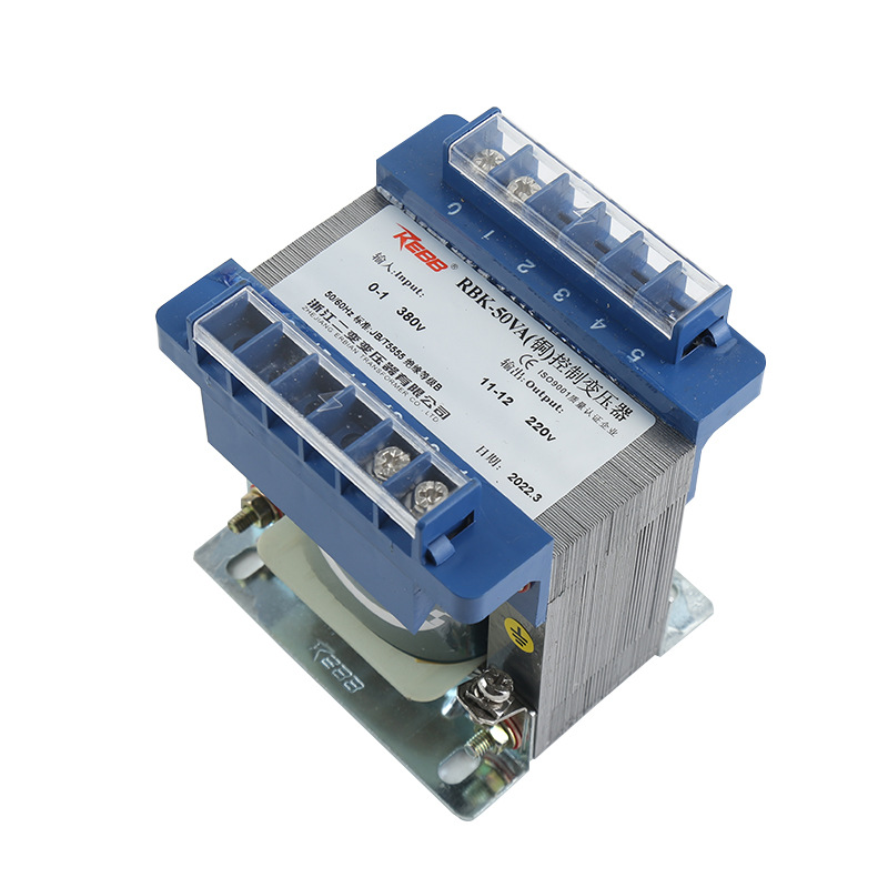 Zhejiang second transformer BK50VA ~ 600VA single-phase Isolation Control Transformer copper wire voltage can be set for site Machine tools