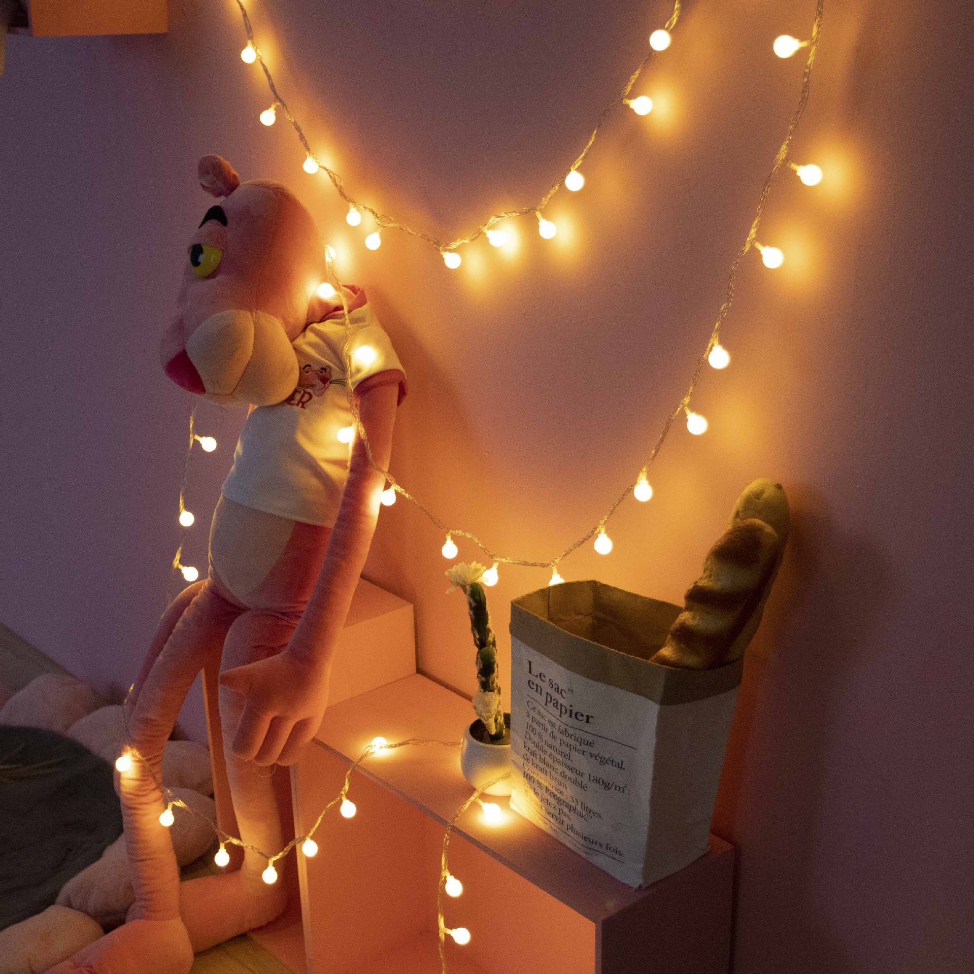 LED battery lights lights string USB string lights stars small white ball lights holiday lights decoration lighting Lights Christmas lights