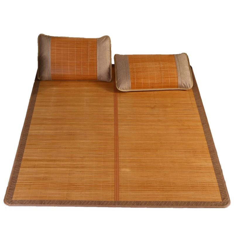 Factory wholesale bamboo mat rattan mat bedding summer home ice silk mat three-piece single double dormitory mat