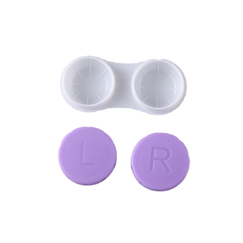 Manufacturer Wholesale Multi-Color Contact Lens Case Double Box Plastic Pp Companion Box Double Box