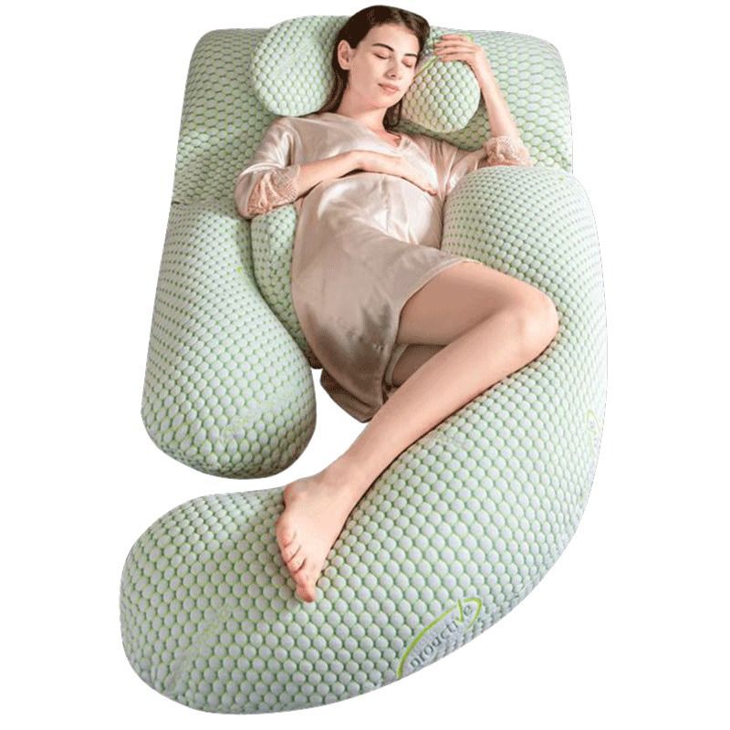 Pregnant Women's Pillow Waist Protection Side Sleeping Pillow Belly Support Pillow Waist Pillow Sleeping Side Sleeping Special Artifact U-shaped Pillow Supplies