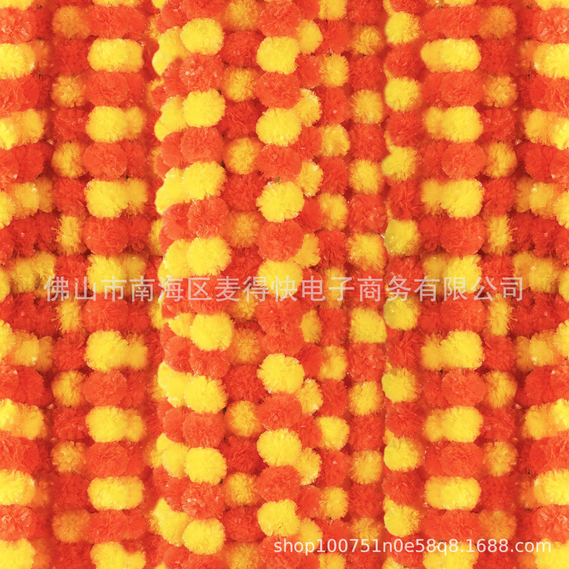 Кросс-бордерная Хэллоуин индийская декоративная гирлянда искусственная гирлянда из маригольдов мексиканский день мертвых