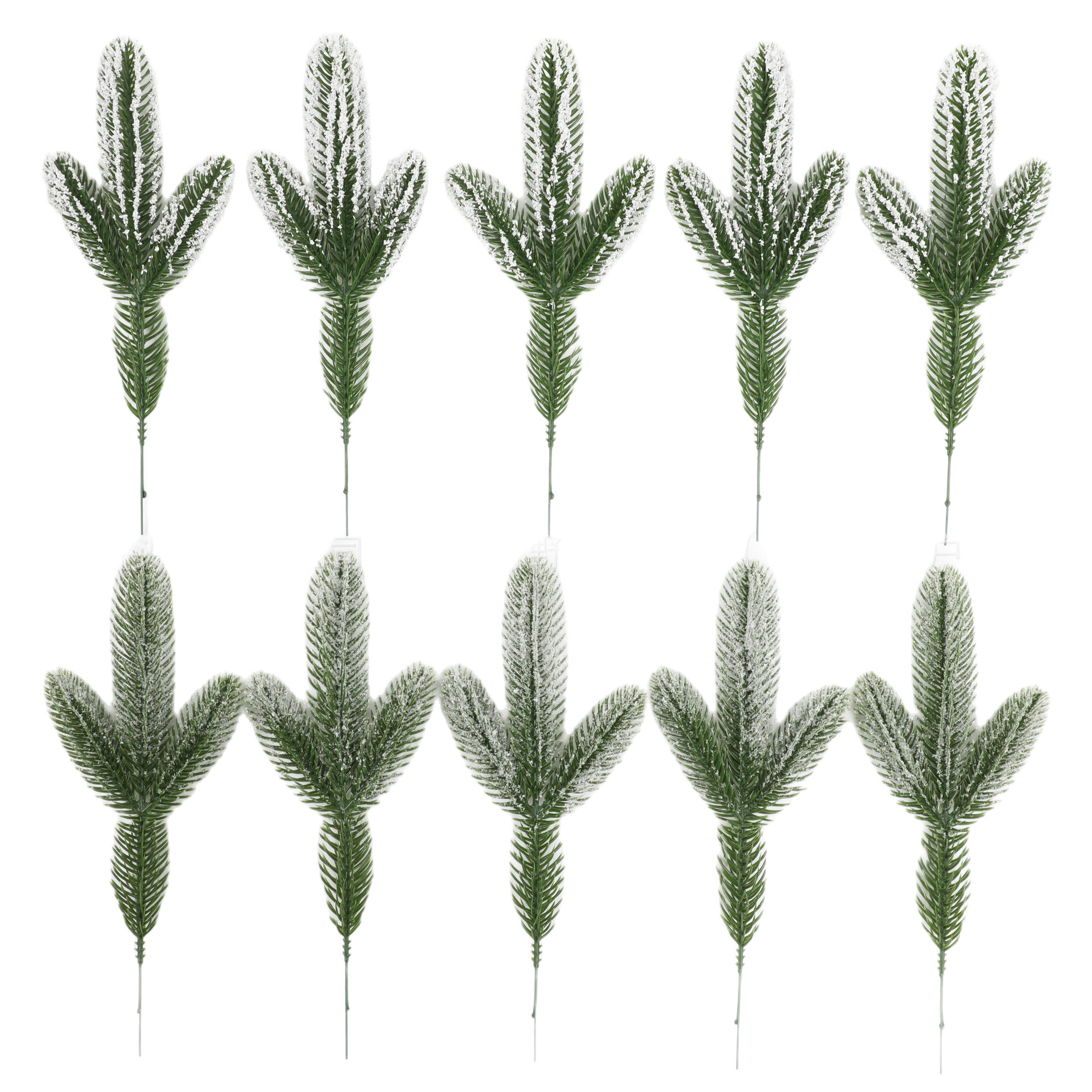 Simulated Plant Plastic Stereo Double-Sided Pine Needles Simulated Plastic Pine Needles Christmas Tree Garland Decoration Plastic Pine Needles