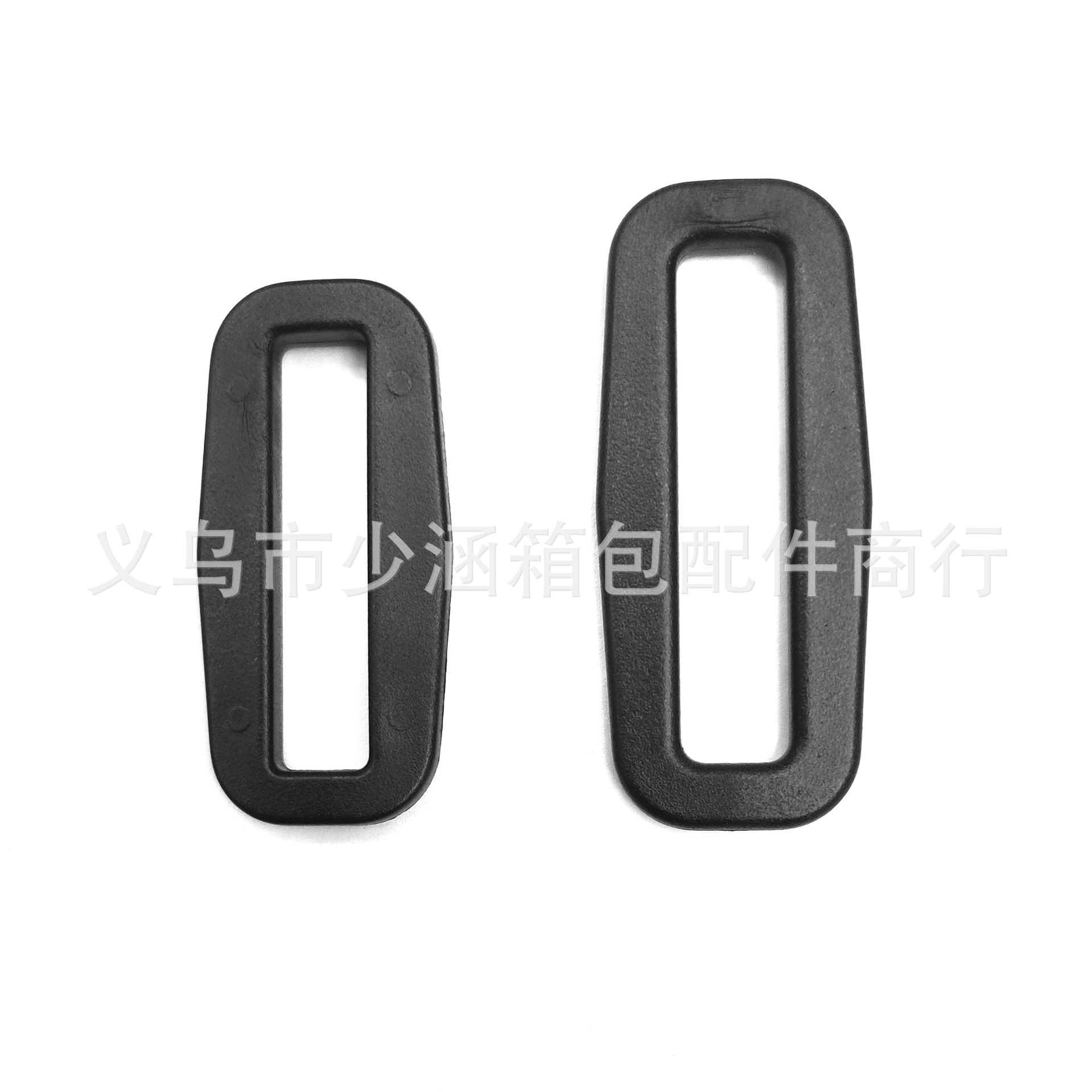 Factory Direct Supply 20 ~ 51mm plastic luggage ribbon adjustable connection buckle mouth buckle two-gear buckle arc square buckle