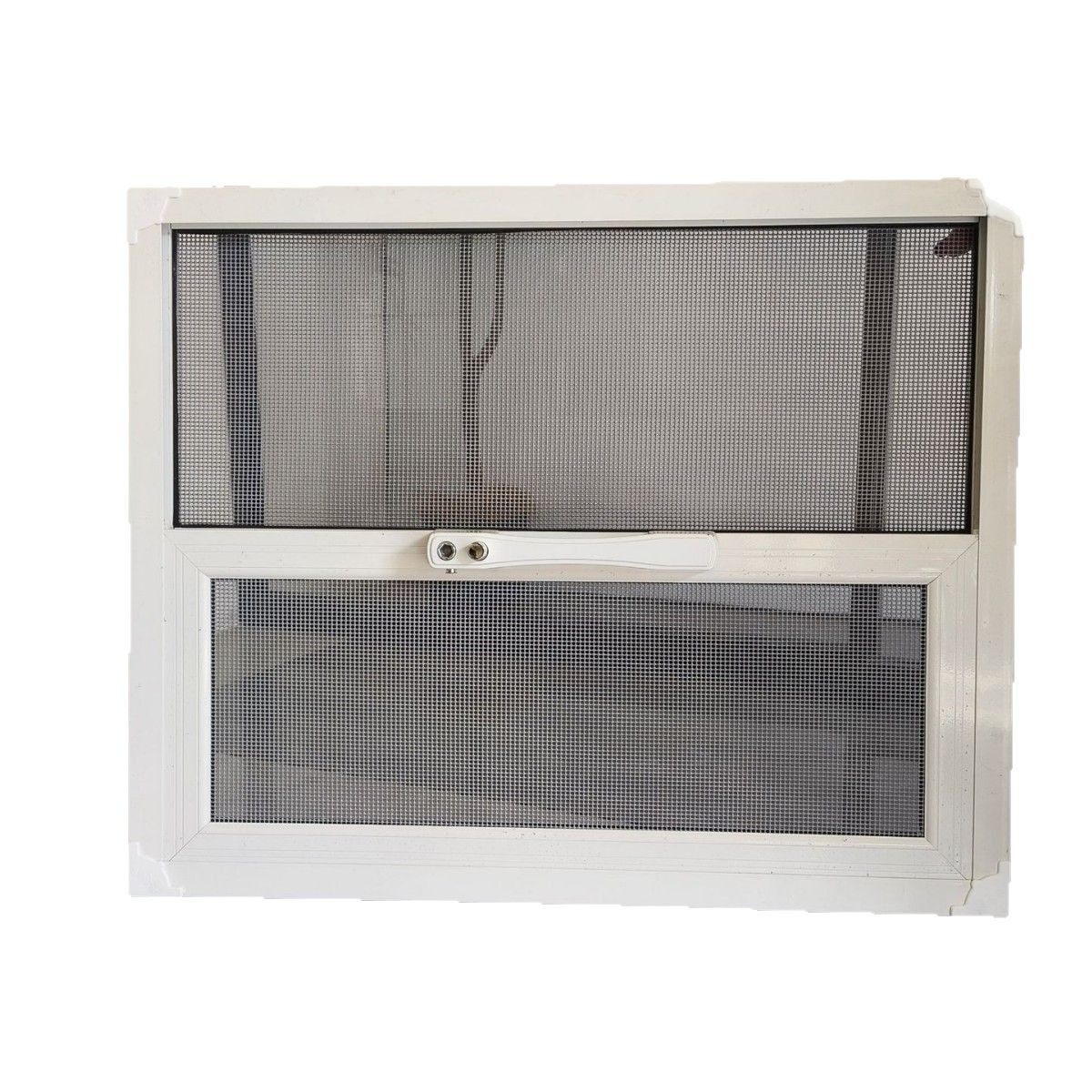 Two-Section Upper and Lower Aluminum Alloy Sliding Windows Self-Installed Anti-Mosquito and Anti-Theft High-Transparency Two-Push 304 Diamond Mesh Screen Window Wholesale