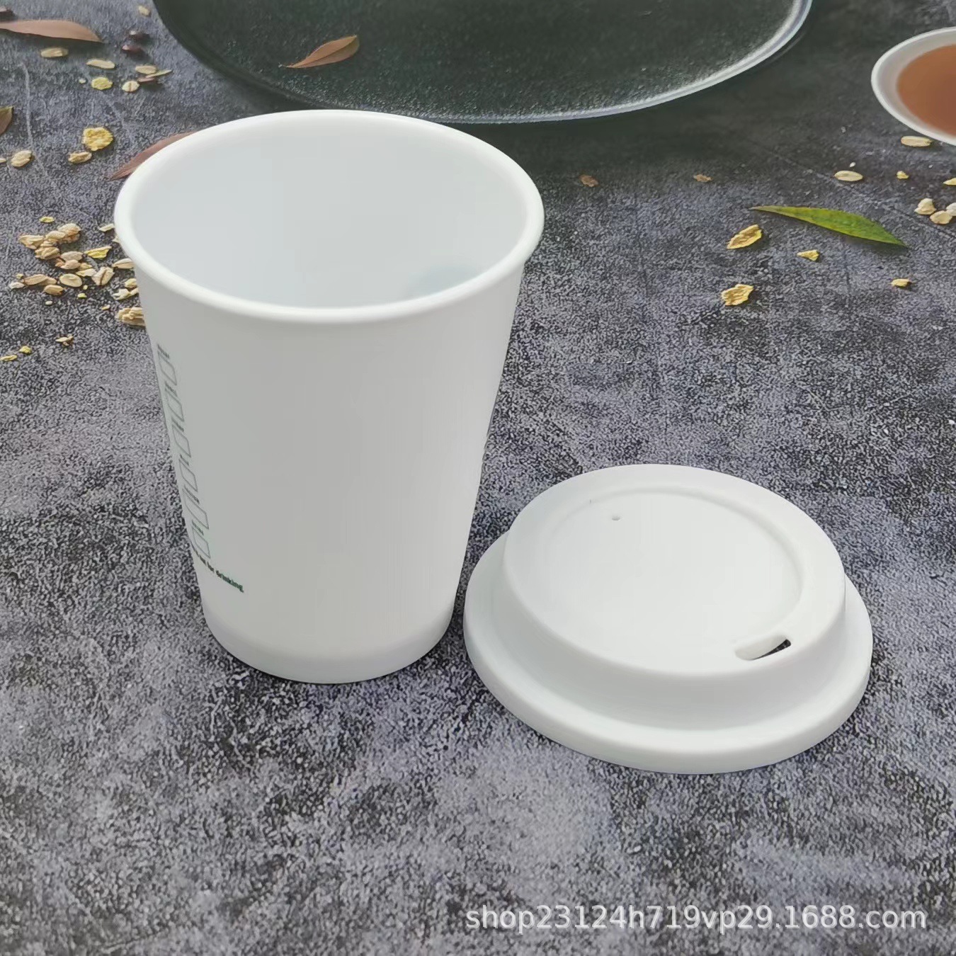 Cross-Border 8oz single-layer Cup plastic PP cute high-value simple stacking Printing 250ml coffee cup