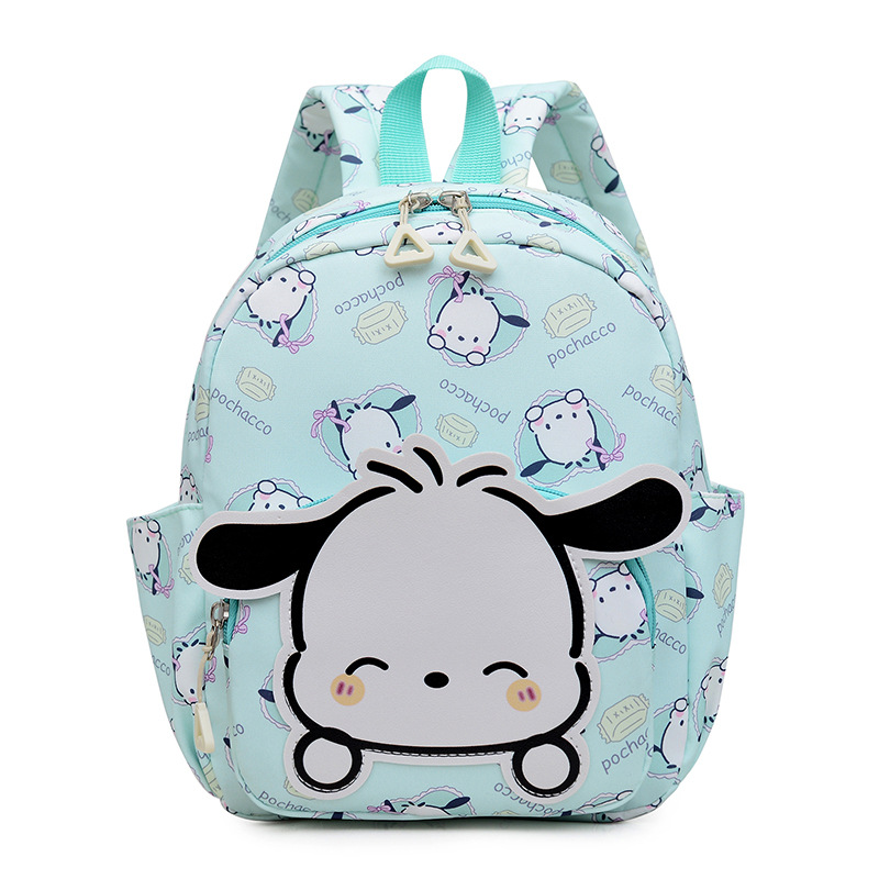 New Cartoon Children's School Bag Kuromi Pacha Dog Backpack Cute Primary School Student Kindergarten Small Backpack Wholesale
