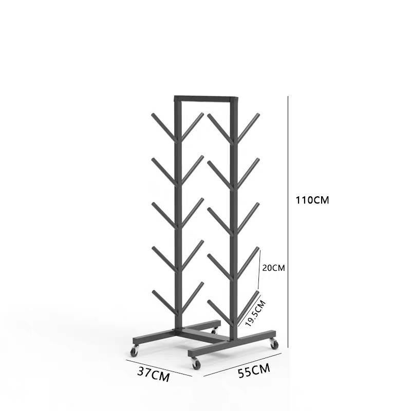 Snowboard storage rack floor storage rack skateboard display rack with wheels snowboard display rack household Snowboard Rack