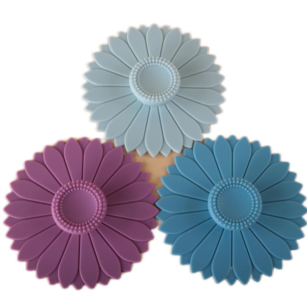 Silicone Cup Lid Sealed Creative Cup Lid Mug Glass Ceramic Cup Dust-proof Nordic Color Cup Lid