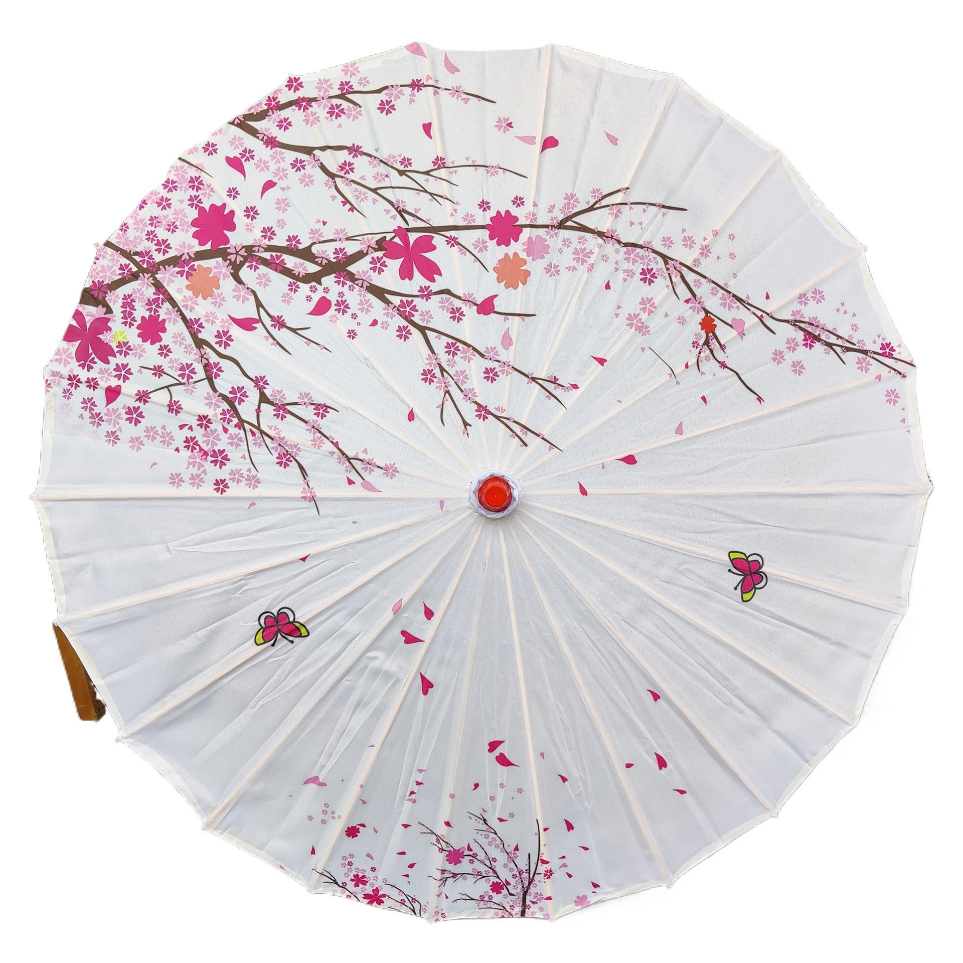 Oil Paper Umbrella Rainproof Decoration Classical Chinese Style Antique Umbrella Tassel Umbrella Retro Professional Dance Cheongsam Umbrella