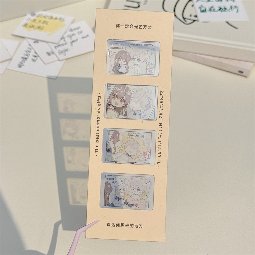 Triple Ins Bookmark Film Kodak Empty Clip Paper Film Frame Retro Reverse Film Slide Gift Gift Idea