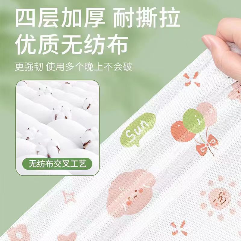 Disposable Bed Bed Sheets and Quilt Covers, Travel Hotel Wholesale Thickened Four-Piece Set, Extra Large Double Dirty Disposable Bedding