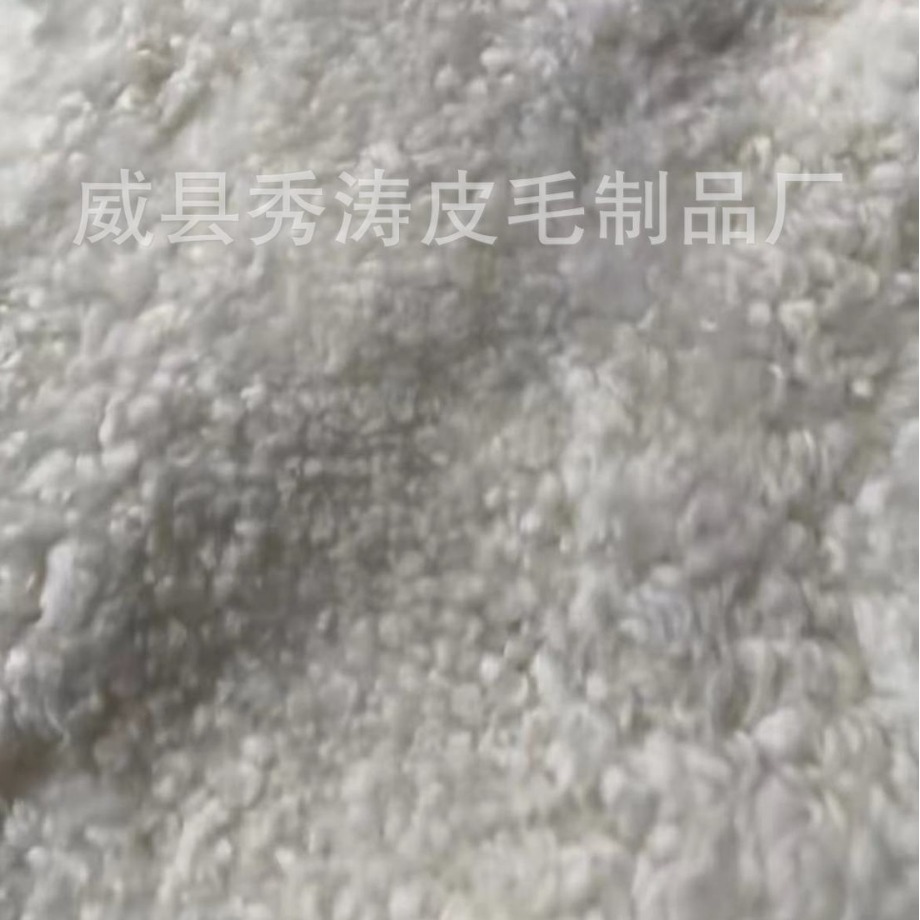 Lamb Wool Sheepskin Genuine Leather Products Xizang Robe Clothing Shoes Sheep Shearling Collar Rolled Flower Sheepskin Fur One-Piece