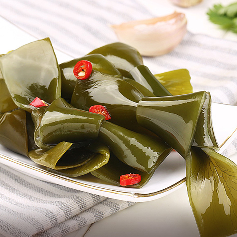 Herbal seaweed knot 200g box gauge 45 packaging instant seafood snacks casual snacks crisp and sour and spicy rice