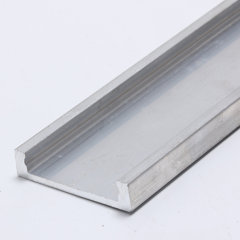Seven Series Guide Rail Aluminum 7075 Aluminum Alloy U-Shaped Groove Guide Rail Slide C-Shaped Steel Industrial Edge Slot Profile