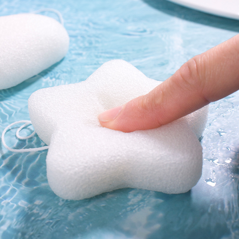 Baby Bath Sponge Konjac Puff Cotton Kidsren's Bath Artifact Household Baby Bath Ball Newborn Face Wash Puff