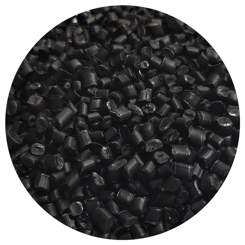 Pp Recycled Material Black High Gloss Impact Resistant Injection Molding High Pressure Material Plastic Particle Injection Molding Grade