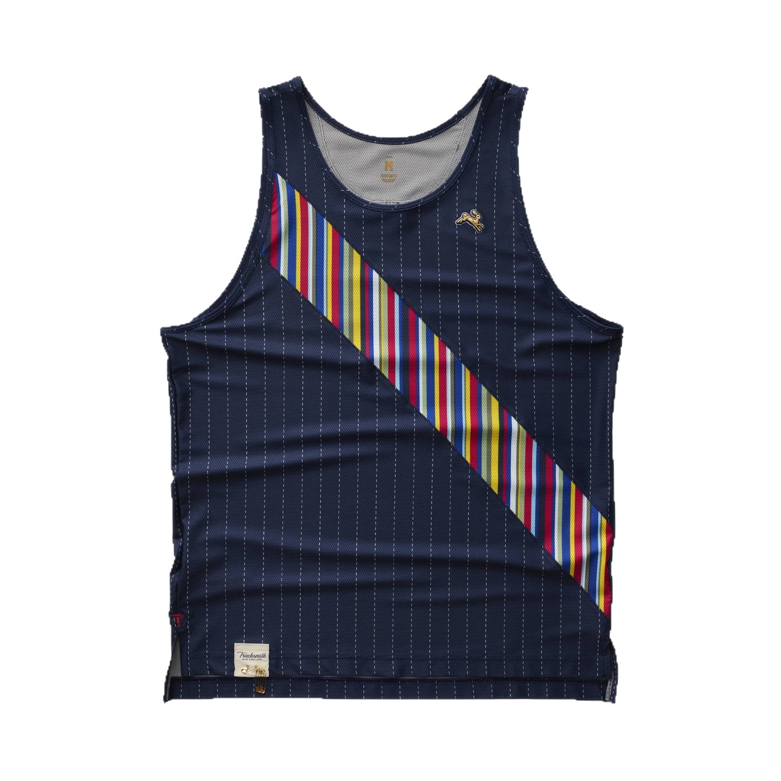 Men's Summer Tracksmith Bunny Vc Series Retro Marathon Land Running Quick-Drying Running Sports T-Shirt