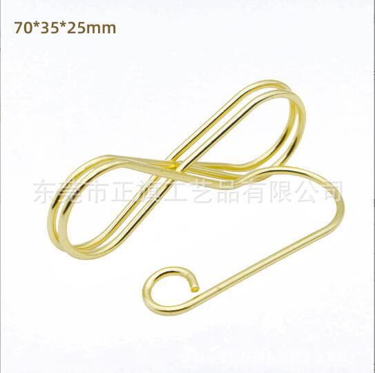 Amazon hot 10/pack 8 word with seat note clip golden water lily seat clip desktop card clip spot