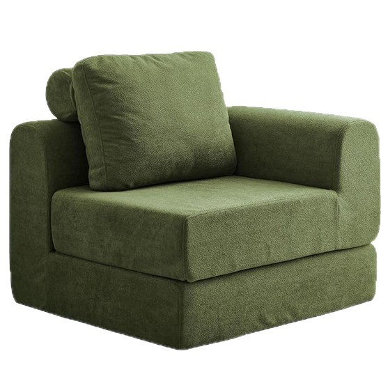 Modern Minimalist Furniture for Home Bedroom, Foldable Sofa, Creative Corner Ins-Style Single Compressed Sponge