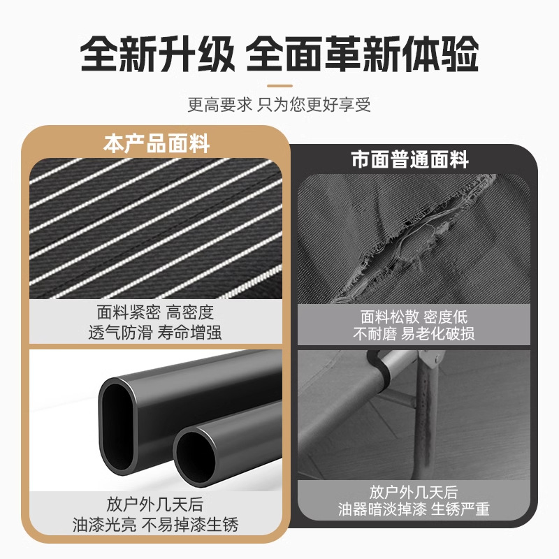 Folding Bed Single Person Household Simple Lunch Break Artifact Office Adult Nap March Outdoor Small Bed Accompanying Recliner